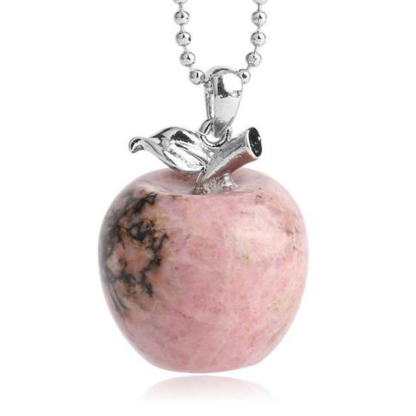 Pendentif "Pomme" en Pierre Naturelle – Image 5