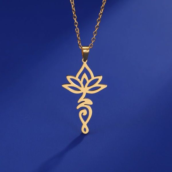 Pendentif Unalome Lotus Sacré – Image 3