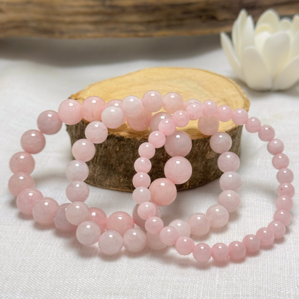 Bracelet "Amour Inconditionnel" en Quartz Rose – Image 6